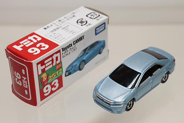 ミニカーショップ ケンボックス トミカ 赤箱☆93☆トヨタカムリ 