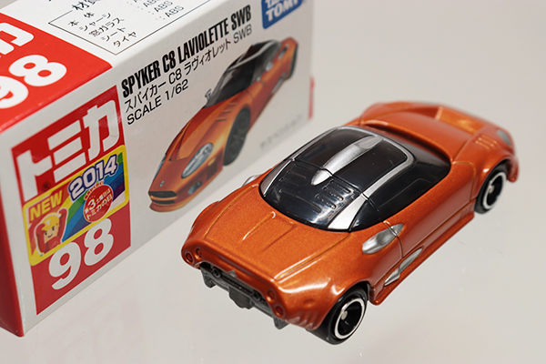 ミニカーショップ ケンボックス トミカ 赤箱☆98☆スパイカーC8