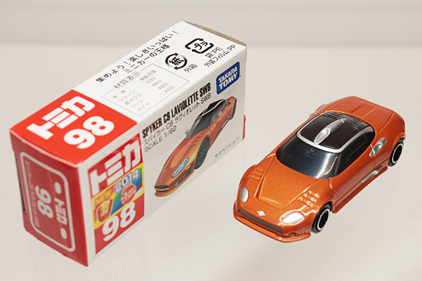 ミニカーショップ ケンボックス トミカ 赤箱☆98☆スパイカーC8 ラヴィ