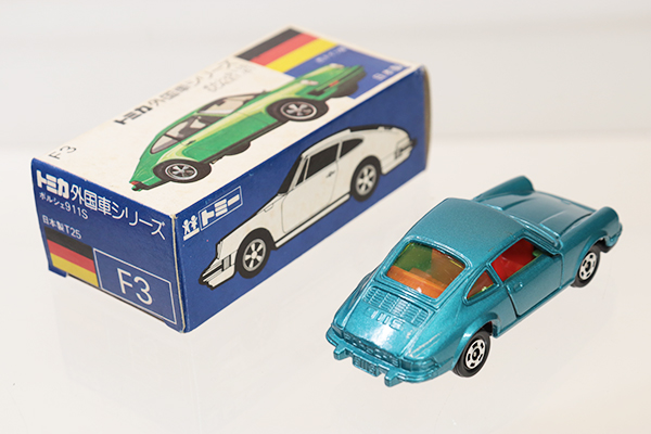 ミニカーショップ ケンボックス トミカ 青箱☆F3-1-2☆ポルシェ911S 