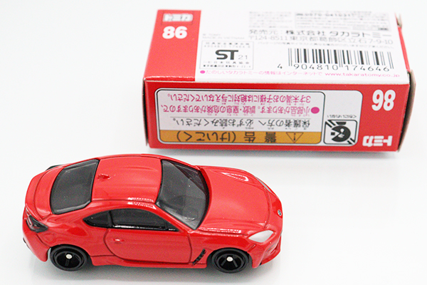 ミニカーショップ ケンボックス トミカ 赤箱☆86☆トヨタGR 86