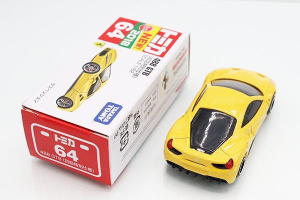 ミニカーショップ ケンボックス トミカ 赤箱☆64☆フェラーリ488 GTB 