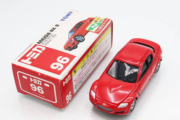 ミニカーショップ ケンボックス トミカ 赤箱☆96☆マツダRX-8 (赤