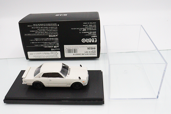 ミニカー Ebbro Nissan Skyline KPGC 10 white ミニカー Ebbro Nissan Skyline KPGC 10 white Amazon | 1/43 EBBRO