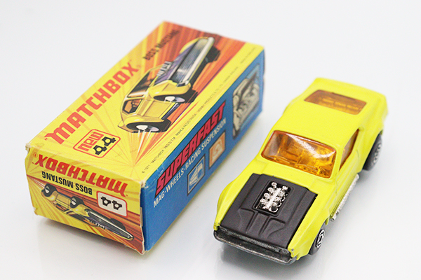 VINTAGE MATCHBOX #44 BOSS MUSTANG IN I BOX | eBay