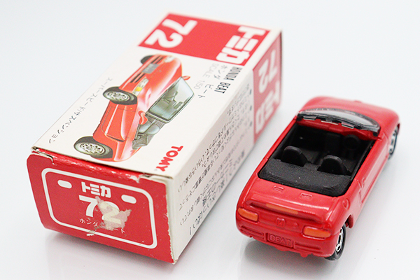 ミニカーショップ ケンボックス トミカ 赤箱☆72☆ホンダビート (赤