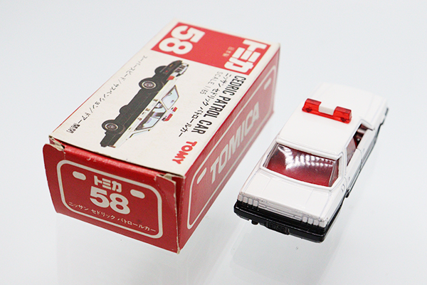 トミカ パトカー 12 ミニカーショップ ケンボックス トミカ 赤箱(日本製)☆58☆日産