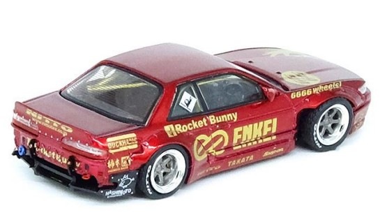 ミニカーショップ ケンボックス INNOモデル☆IN64-S13V2-RED