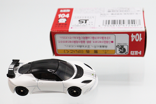 トミカ　ロータスエヴォーラ トミカ 104 ロータス エヴォーラ GTE (初回特別カラー