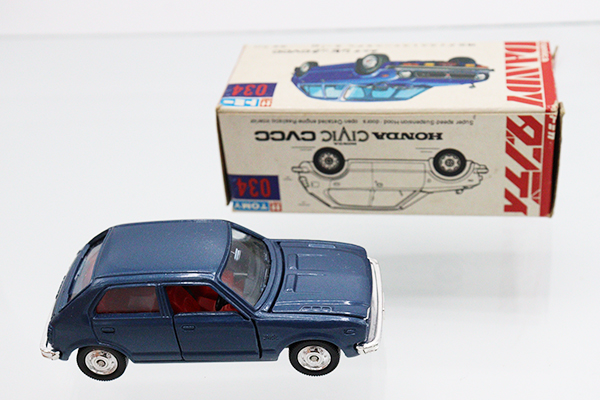 トミカダンディ30周年記念ホンダシビックＣＶＣＣ新品未使用希少な日本製 トミカダンディ 30周年復刻版 シビックCVCC (ミニカー) - ホビー