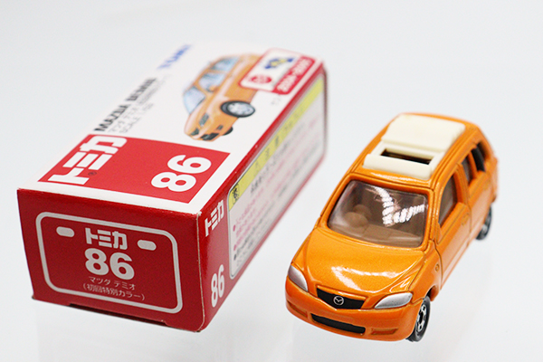 ミニカーショップ ケンボックス トミカ 赤箱☆86☆マツダデミオ (初回