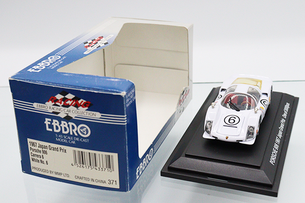 ミニカー EBBRO Porsche 906 EBBRO Porsche 906 1/43 カレラ6 日本グランプリ ポルシェ