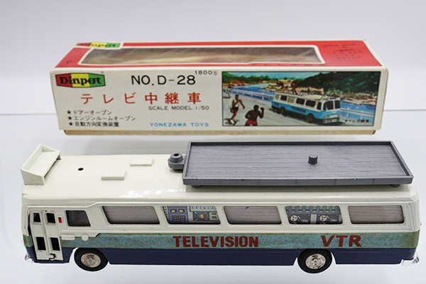 激レア 希少 ダイヤペット テレビ中継車 三菱 ふそう バス 現状品 ミニカーショップ ケンボックス ダイヤペット☆D-28☆三菱ふそう