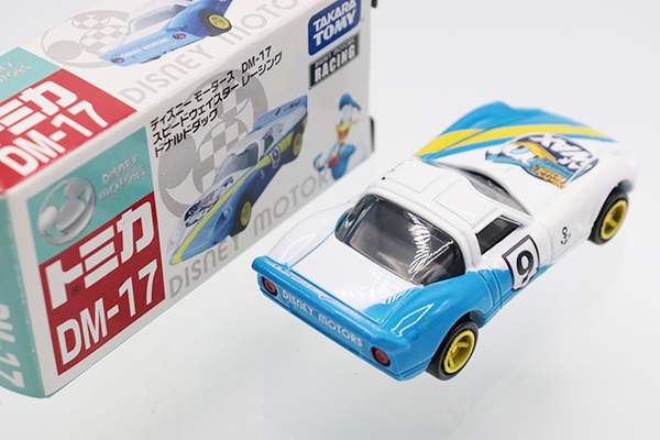 ディズニーモータース スピードウェイスター ドナルドダック ミニカー