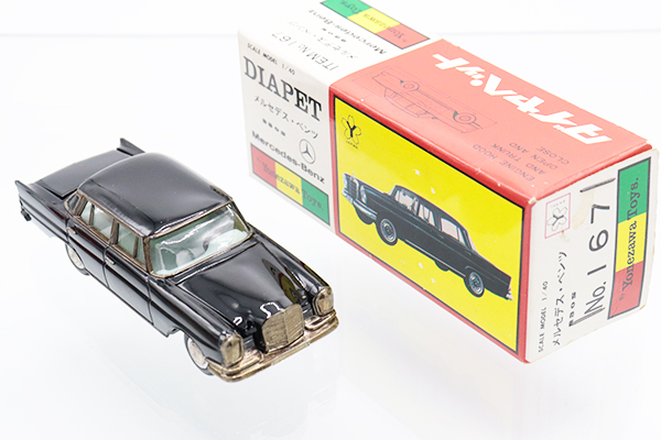 当時物 ヨネザワ ダイヤペット メルセデスベンツ230s 赤 日本製