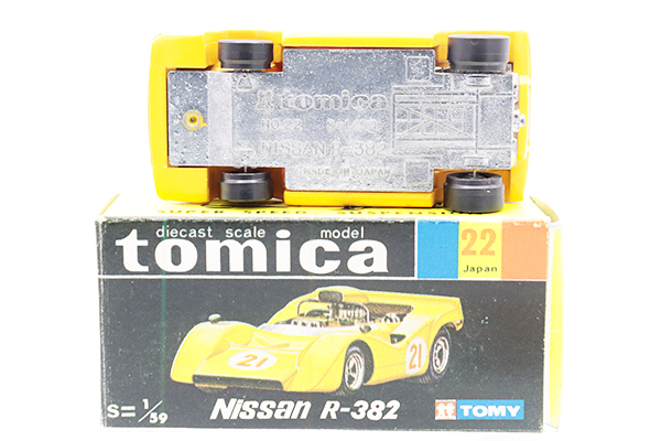 ミニカーショップ ケンボックス トミカ 黒箱☆22☆日産R-382(#21/橙
