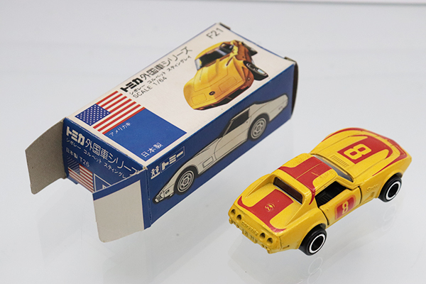 ミニカーショップ ケンボックス トミカ 青箱☆F21☆シボレーコルベット 