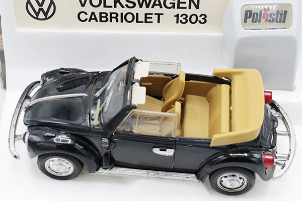 Polistil フォルクスワーゲンCABRIOLET 1303 POLISTIL VOLKSWAGEN 1303 CABRIOLET 1/25 IN LOVELY BLACK