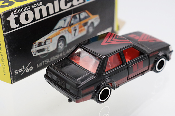 ミニカーショップ ケンボックス トミカ 黒箱☆38☆三菱ランサー ターボ
