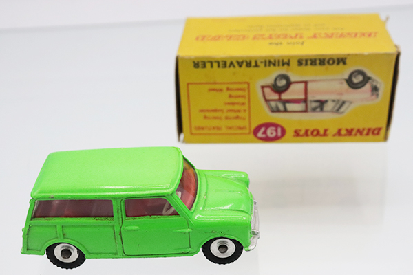 DINKY TOYS 197 MORRIS MINI-TRAVELLER 箱付き Dinky 197, Morris Mini Traveller - Free Price Guide & Review
