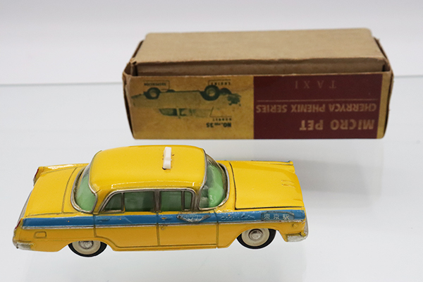 激レア！初期の大盛屋のミニカー トヨペット クラウン東京駅構内タクシーです ミニカーショップ ケンボックス 大盛屋☆26☆トヨペットクラウン※箱に