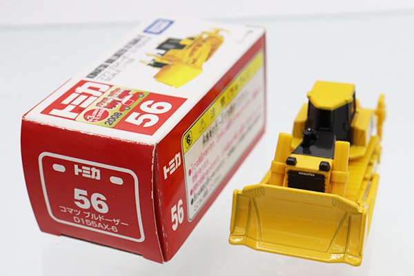 ミニカーショップ ケンボックス トミカ 赤箱☆56☆コマツブルドーザー