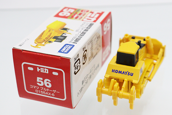 ミニカーショップ ケンボックス トミカ 赤箱☆56☆コマツブルドーザー