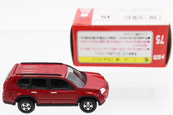 NISSAN X-TRAIL 赤 ミニカー 日産オンラインショップ：X-TRAIL(Cardinal Red) 1/43