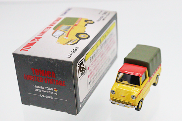 ミニカーショップグローバル - 1/64 トミカリミテッドヴィンテージ TLV-98ｃ ホンダ T360 【ホンダPRカー】 トミカリミテッドヴィンテージ　LV-98d ホンダ T360 東芝サービスカー