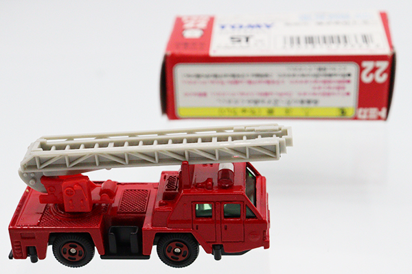 トミカ　赤箱　22 ニッサンディーゼル　ハシゴ付消防車 トミカ 22 日産 ディーゼル はしご付消防車 #10299332
