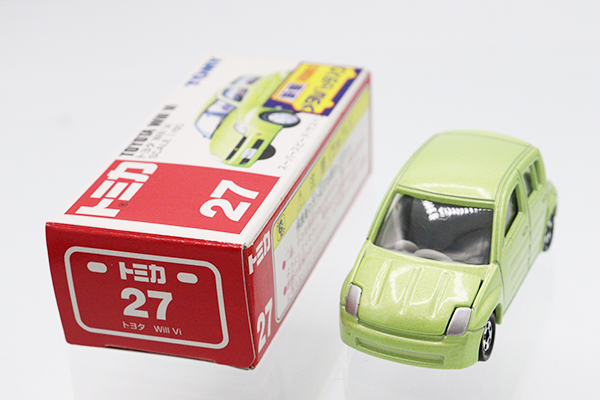 ミニカーショップ ケンボックス トミカ 赤箱☆No.27☆トヨタWill Vi