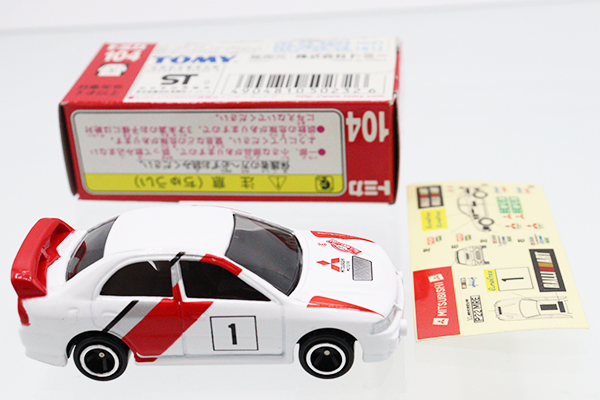 ミニカーショップ ケンボックス トミカ 赤箱☆104☆三菱ランサー