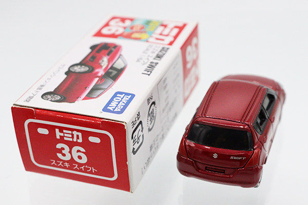 トミカ トラック 赤いミニカー付き ミニカーショップ ケンボックス トミカ 赤箱☆36☆スズキ
