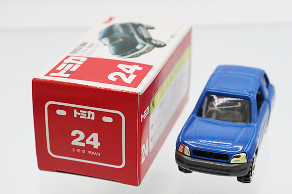 ミニカーショップ ケンボックス トミカ 赤箱☆24☆トヨタRAV4(青  