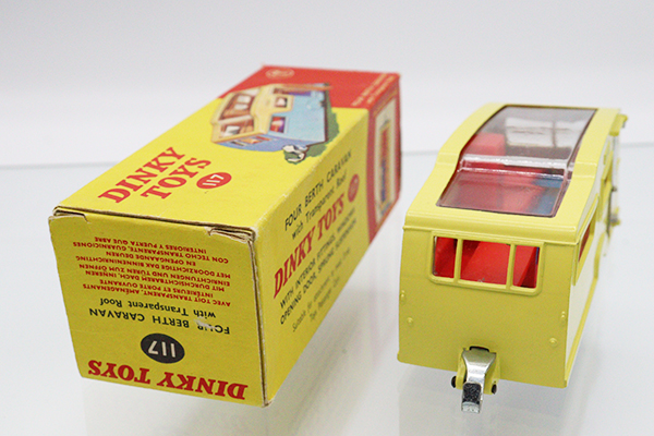 DINKY TOYSなどのビンテージオートバイ,ミニカー4個セット ミニカーショップ ケンボックス DINKY TOYS☆117☆FOUR-BERTH