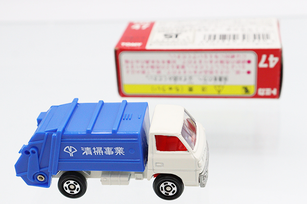 ミニカーショップ ケンボックス トミカ 赤箱☆47☆三菱キャンター 清掃