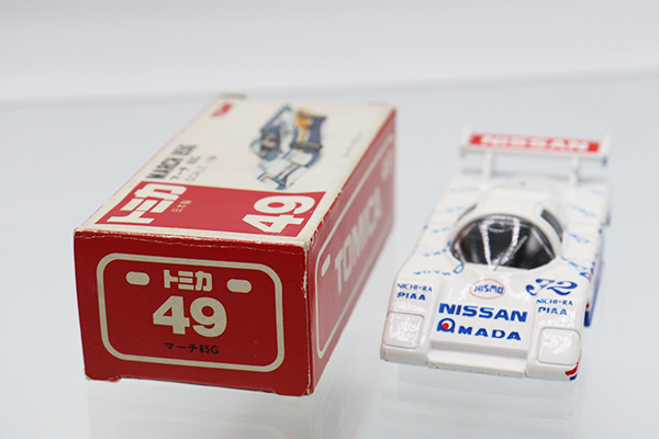 ミニカーショップ ケンボックス トミカ 赤箱(日本製)☆49☆マーチ85G