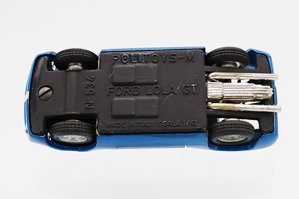 ミニカーショップ ケンボックス POLITOYS☆534☆FORDLOLA GT. (青/白