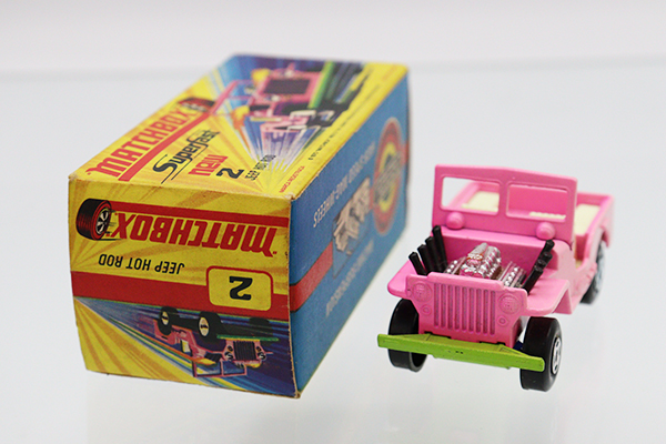 レア マッチボックス ブリッコブービー ピンク ぬいぐるみ レトロ ミニカーショップ ケンボックス マッチボックス☆new2☆ジープホット