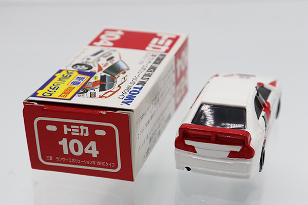 ミニカーショップ ケンボックス トミカ 赤箱☆104☆三菱ランサー