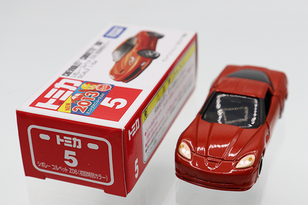 ミニカーショップ ケンボックス トミカ 赤箱☆5☆シボレーコルベット