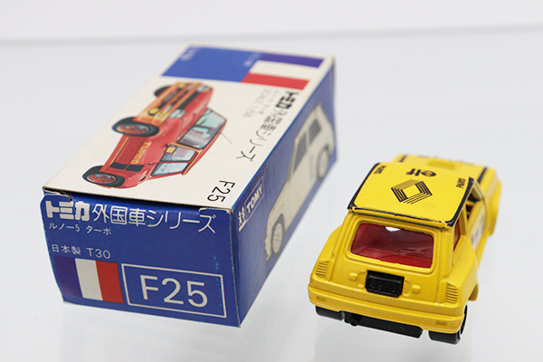 ミニカーショップ ケンボックス トミカ 青箱☆F25☆ルノー5 ターボ #22