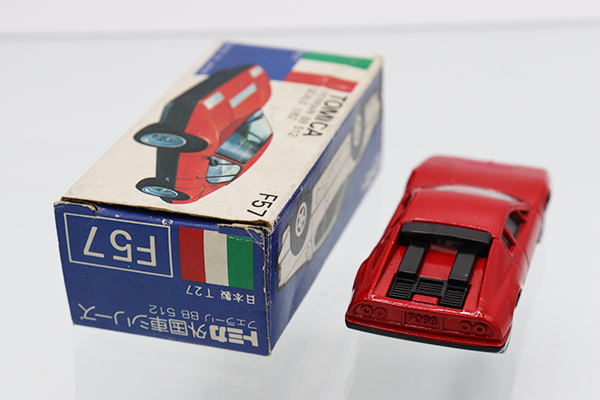 トミカ フェラーリBB 512 F57 輸出仕様 日本製 青箱 希少オールレッド トミカ フェラーリBB 512 F57 輸出仕様 日本製 青箱 希少オール