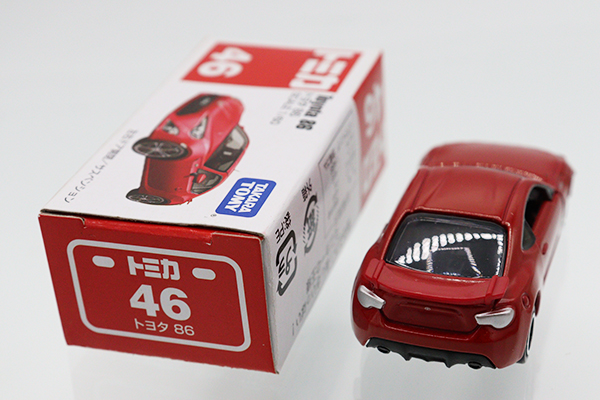 ミニカーショップ ケンボックス トミカ 赤箱☆46☆トヨタ86(赤
