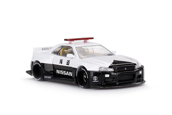 【未使用】スカイライン GTR パトカー仕様ミニカーセット 6台 ニッサン ミニカーショップ ケンボックス MINI GT☆KHMG120☆日産スカイライン