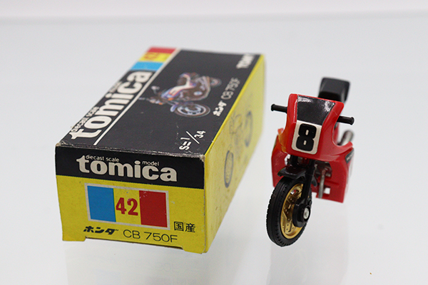 トミカ　黒箱 ミニカーショップ ケンボックス トミカ 黒箱☆42☆ホンダCB750 #8(W