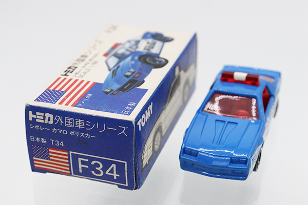 ミニカーショップ ケンボックス トミカ 青箱☆F34-3-1☆シボレーカマロ 