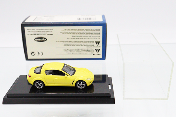 ミニカーショップ ケンボックス 京商☆No.06118Y☆マツダRX-8 Type-S(SE3P) 2003(黄)  ※箱スレ・ケース少スレ・買取品・現状渡しMinicar shop KENBOX TOMICA