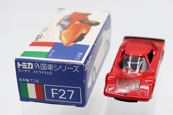 TOMICA トミカ 外国車シリーズ 青箱 ランチア ストラトス ラリータイプ ミニカーショップ ケンボックス トミカ 青箱☆F19☆ランチア
