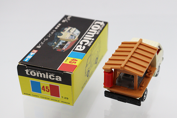 黒箱 日本製 トミカ スズキ キャリイ ラーメン屋 ミニカー TOMICA